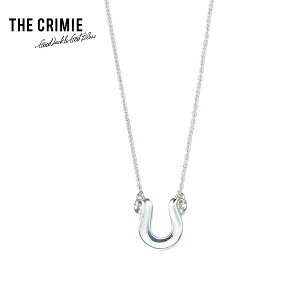 �y�����z THE CRIMIE �N���C�~�[ LETTER RIBBON HORSE SHOE SILVER NECKLACE ���^�[���{�� �z�[�X�V���[ �V���o�[ �l�b�N���X �A�E�^�[ �����Y ���j�Z�b�N�X �t�@�b�V���� �u�����h �W���G���[ �A�N�Z�T���[