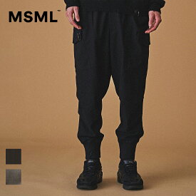 SALE【公式】MSML エムエス WIDE CARGO PANTS ワイド カーゴ パンツ セットアップ ズボン ボトムス メンズ ブランド 大人 ブラック グレー
