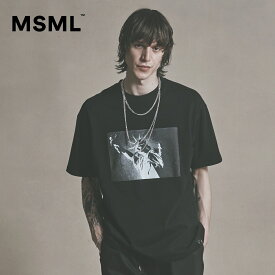 【公式】MSML エムエス STATUE OF LIBERTY T SHIRT Tシャツ 半袖 グラフィック クルーネック メンズ ブランド 大人 ブラック ホワイト
