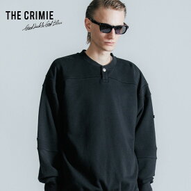 【公式】 クライミー THE CRIMIE フットボール リブ 切り替え ヘンリー ネック スウェット FOOTBALL RIB HENRY NECK SWEAT メンズ ブランド