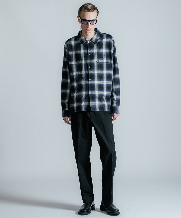楽天市場】【公式】 THE CRIMIE クライミー OMBRE CHECK SHIRT 