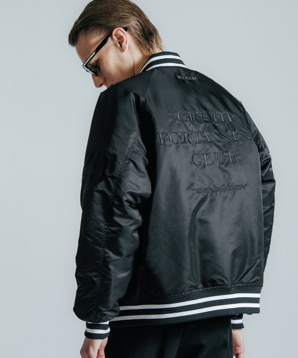 楽天市場】【公式】 THE CRIMIE クライミー NYLON STADIUM BOMBER 