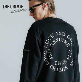 【公式】 THE CRIMIE クライミー CIRCLE LOGO HEART WAPPEN CREW NECK SWEAT サークル ロゴ ハート ワッペン クルー ネック スウェット