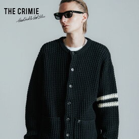 【公式】クライミー THE CRIMIE ビッグ ワッフル ボーダー ニット カーディガン BIG WAFFLE BORDER KNIT CARDIGAN メンズ ブランド