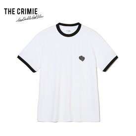 【公式】CRIMIE クライミー MOTO W BLACK HEART SHORT SLEEVE T SHIRT クルー ネック Tシャツ メンズ ブランド 半袖 大人 ホワイト ブラック グレー