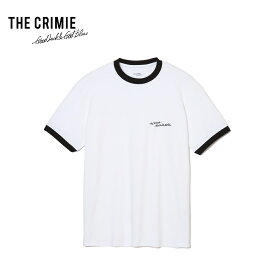 【公式】CRIMIE クライミー TRIM EMBROIDERY SHORT SLEEVE T SHIRT Tシャツ トリムTシャツ メンズ 刺繍 ロゴ ブランド ブラック ホワイト