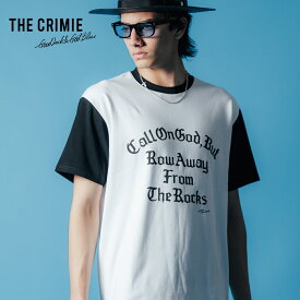 【公式】 THE CRIMIE クライミー 袖配色 クラブチーム ロゴ Tシャツ アウター メンズ ファッション ブランド 服 ブラック ホワイト 送料無料