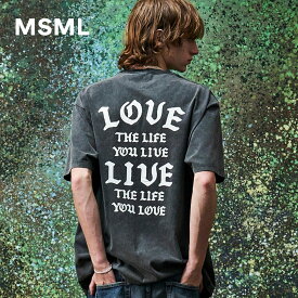 【公式】MSML エムエスエムエル LOVE/LIVE T SHIRT ラヴ ライブ Tシャツ