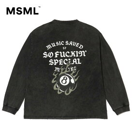 【公式】MSML エムエス エムエル M LOGO 8 BALL LONG SLEEVE T SHIRT エム ロゴ エイトボール ロングスリーブTシャツ