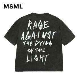 【公式】MSML エムエス エムエル RATDOTL TEE レイジアゲンストザダイイングオブザライト Tシャツ