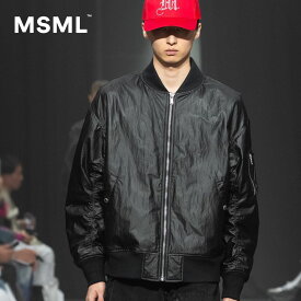 【公式】MSML エムエス エムエル GLOSSY MA1 JACKET グロッシー MA-1 ジャケット