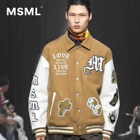 【公式】MSML エムエス エムエル MUSIC VARSITY JACKET ミュージック バーシティジャケット