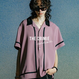 【公式】 THE CRIMIE クライミー LINE OPEN COLLAR SHORT SLEEVE SHIRT ライン オープンカラー 半袖 シャツ