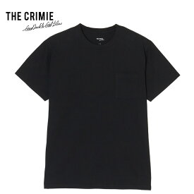 【公式】CRIMIE クライミー CREW NECK POCKET T-SHIRT クルー ネック Tシャツ ロゴ メンズ ブランド 半袖 大人 ブラック ホワイト チャコールグレー