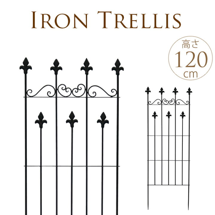 楽天市場 英国様式 トレリス アロー S アイアンフェンス アンティーク 花壇柵 フラワーフェンス ガーデン フェンス 柵 花壇 シャビー ガーデニング ガーデン用品屋さん