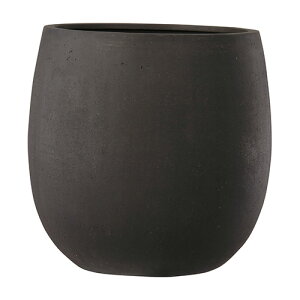 エントランスプランター 丸くて大きい 直径55cm 鉢 大型 底穴あり プランター シンプル 植木鉢 18号 モノトーン 玄関 バルコニー ベランダ 【送料無料】