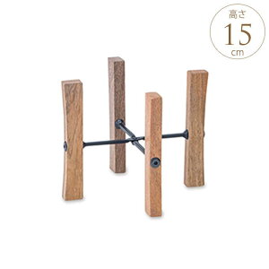 フラワースタンド 木製 花台 4号用 ポットスタンド 花台 プランタースタンド 鉢置台 プランター台 フラワーラック プランターラック 木 北欧 観葉植物 屋内 室内 シンプル すっきり インテリ