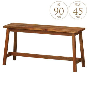 Mash マッシュ ダイニングベンチ 木製 ベンチ 幅90×高さ45cm 北欧 ベンチ インテリア 家具 ラック ダイニング リビング 2人 二人用 チェア イス 屋内 室内 おしゃれ フラワースタンド 花台 【送
