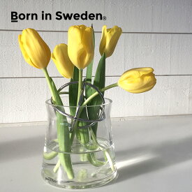 Born in Sweden スフィアベース S 花瓶 ガラス ガラスベース フラワーベース ガラス花瓶 花器 花留め 花止め 北欧 シンプル おしゃれ モダン フラワーアレンジメント インテリア オブジェ ラッピング 母の日 無料ラッピング ギフト プレゼント おすすめ 【送料無料】