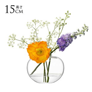 LSA International t[x[X FLOWER t[ Curved BOUQUET VASE ԕr H15cm  KX  Vv KXx[X k kCeA t[AWg k͔| nChJ`