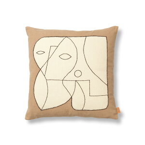 ferm LIVING �t�@�[�����r���O �k�� �N�b�V���� Figure Cushion 50×50 ������� �N�b�V�����J�o�[ �􂦂� �k�� �C���e���A �G�� ���g �t�� �\�t�@�[ �Q�� ���r���O �y���������z