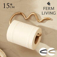 ferm LIVING ファームリビング トイレットペーパー ホルダー Curvature トイレットペーパーホルダー 真鍮…