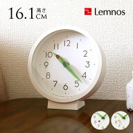 Lemnos レムノス 置き時計 木製 おしゃれ 壁掛け時計 とまり木の時計 mini 置き掛け兼用 日本製 丸型 イ…