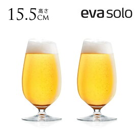グラス セット 北欧 eva solo エバソロ ビールグラス 350ml 2脚セット ビアグラス 北欧ガラス 人気 北欧雑貨 キッチン おしゃれ 透明 クリア 泡立ち プレゼント ギフト おすすめ 【送料無料】