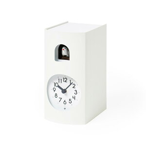 鳩時計 壁掛け おしゃれ 置き時計 かわいい Lemnos レムノス 本の中に住む 鳩時計 ブックゥ インテリア 掛け時計 カッコー時計 北欧 雑貨 日本製 プレゼント ギフト おすすめ 本好き 読書好き