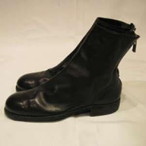 GUIDI OCfB WOMEN'SBACK ZIP BOOT SOLE LEATER/obNWbvu[c"HORSE FULL GRAIN"BLKT y986 HORSE FULL GRAINz