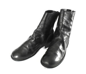 GUIDI OCfB BACK ZIP BOOT SOLE LEATER/obNWbvu[c"HORSE FULL GRAIN"BLKT y986XzyWOMEN'Sz