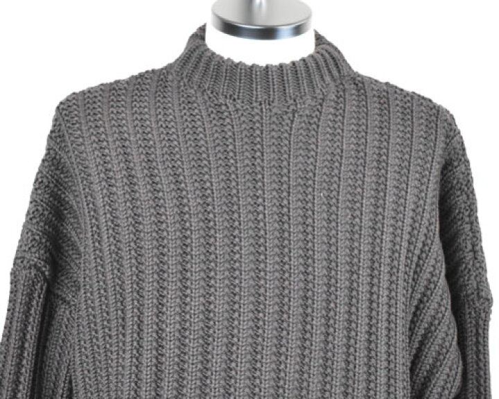 楽天市場】CASEY CASEY ケイシーケイシー CREW NECK OPEN RIB SWEATER 
