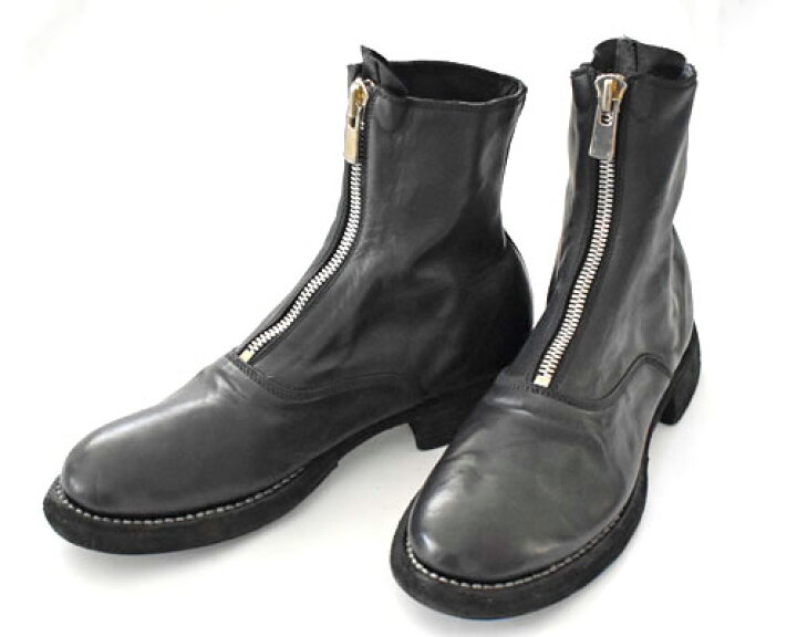 楽天市場】GUIDI グイディ FRONT ZIP ARMY BOOT SOLE LEATERフロント 