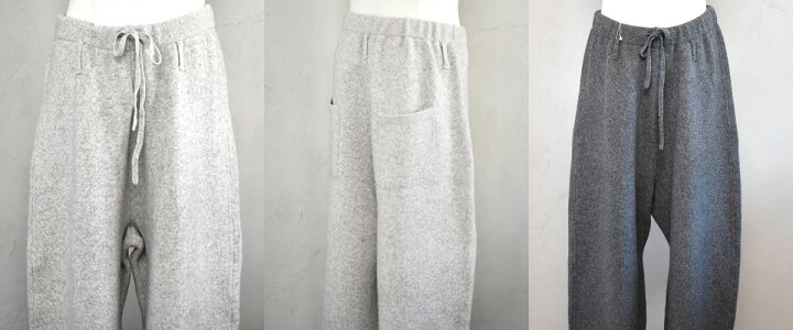楽天市場】30%バーゲンプライス！_nonnotte / ノノットKnit Pants 