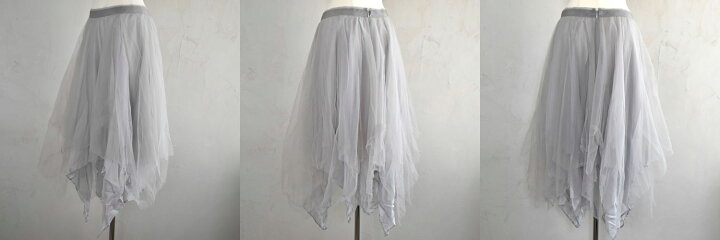 楽天市場】Marc Le Bihan / マルクルビアン 3-Layer Offset Skirt 3 