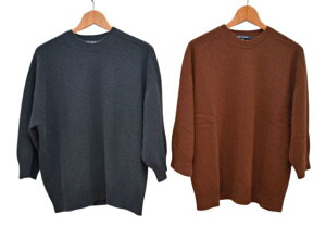 25AW_SOFIE D'HOORE \tB[h[ " seamless crew neck 3/4 sleeves- " super 100'sV[XN[lbNZ[^[yMOUSE-YCOMz
