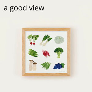 �y�XSALE�I���ӂ̂��l�����N�[�|���������za good view �|�X�^�[ VEGETABLES�i�x�W�^�u���Y�j 20×20cm/30×30cm �R���� �A�[�g�|�X�^�[ �f�U�C�� �E�H�[���f�R���[�V���� �������