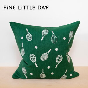 Fine Little Day t@CgfC NbVJo[ TENNISRACKET GREEN 48×48cm ejXPbg hJ  k XEF[f  l  킢