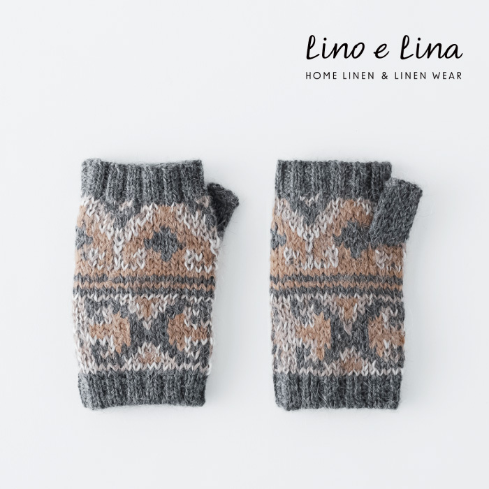 南米ならではのあたたかな色柄 Lino e Lina リーノ エ リーナ アルパカ ハンドウォーマー ティエラ リーノエリーナ 天然素材 ペルー かわいい おしゃれ 秋冬 リーノエリーナ