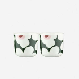 �y���{����z marimekko / �}�����b�R Unikko / �E�j�b�R �R�[�q�J�b�v�Z�b�g �z���C�g×�_�[�N�O���[�� ���e�}�O