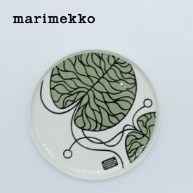 marimekko / マリメッコ Bottna プレート オリーブグリーン×ホワイト ボットナ 20cm 北欧 フィンランド 正規輸入品 おしゃれ かわいい キッチン