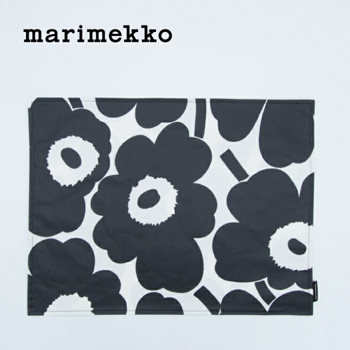 楽天市場】marimekko / マリメッコ Unikko プレイスマット ブラック 