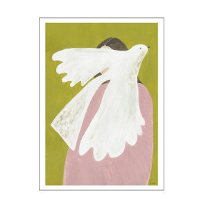 THE POSTER CLUB �|�X�^�[ Bird and Woman 30×40cm/50×70cm �|�X�^�[�N���u �k�� �f���}�[�N �A�[�g �C���e���A ������� Clara Schicketanz