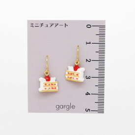 ショートケーキ ピアス ：gargle（ガーグル）