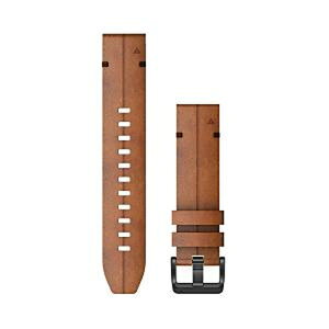 K[~iGARMINjQuickFit F6 22mm Chestnut Leather