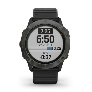 12月19日発売最新作GARMINガーミンfenix6XProDualPowerTiBlackDLC
