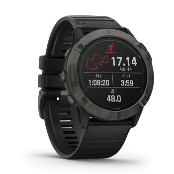 12月19日発売最新作GARMINガーミンfenix6XProDualPowerTiBlackDLC