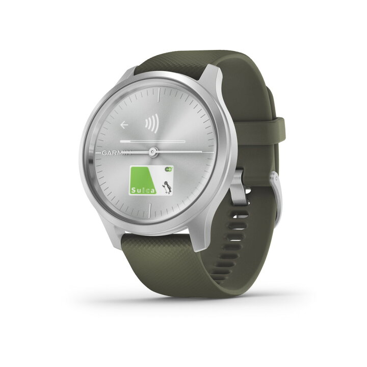 楽天市場】ガーミン（GARMIN）vivomove Style Moss Green / Silver 