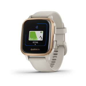 12月3日発売 Garmin ガーミン Venu Sq Music Light Sand/Rose Gold 予約商品