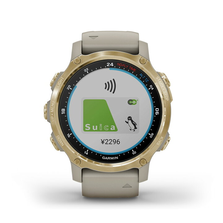 楽天市場】ガーミン（GARMIN） Descent Mk2S Light Sand / Light Gold 